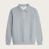 Spring And Autumn Jacket For Young Men, Casual Long-Sleeve Knit Sweater, Men Zip-Up Sweatshirt