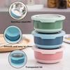 Stainless Steel Insulated Lunch Box with Lid Kitchen Food Sealed BoxHousehold Refrigerator Insulated Bowl