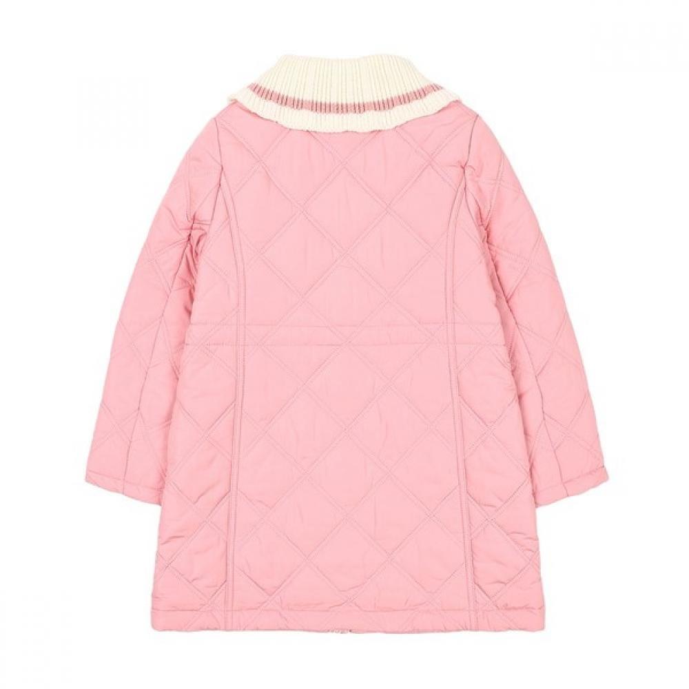 Hazzys Kinder-Pullover mit langem Strickkragen, Steppmuster, Huf12jp51m Pk