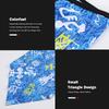 Cooling Ice Silk Face Mask Sun Protection Breathable Summer Sunscreen Mask Soft Triangular UV Protection Mask for Outdoor Sport