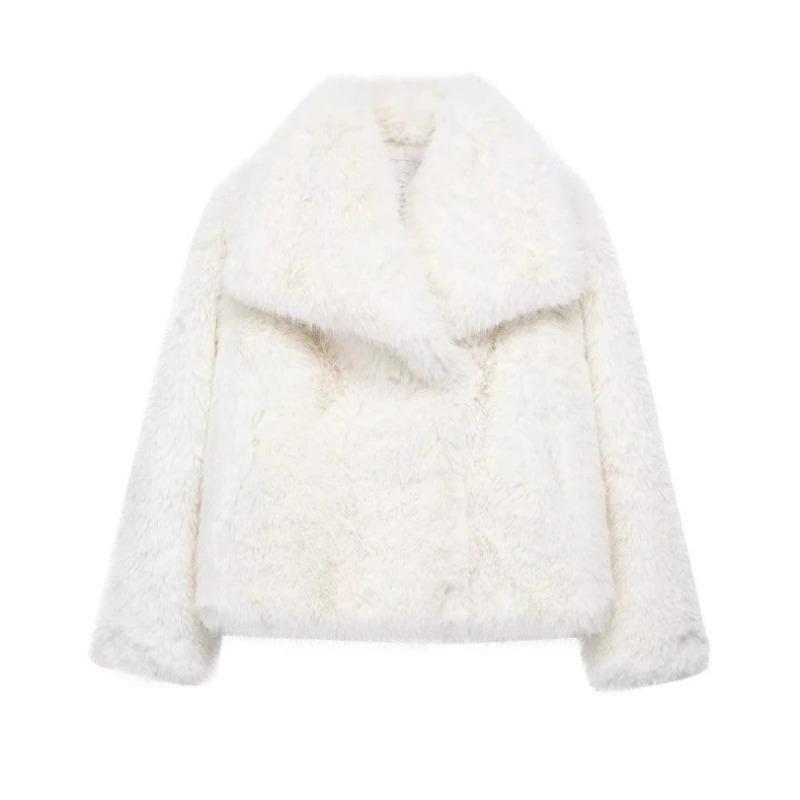 Lazy wind fox fur coat short autumn and winter artificial fur women's fur coat