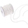 1 Roll Pearl Bead String Garland 5M Artificial Pearls Bead Chain DIY Decor for Wedding Party Home Decoration Festive Craft
