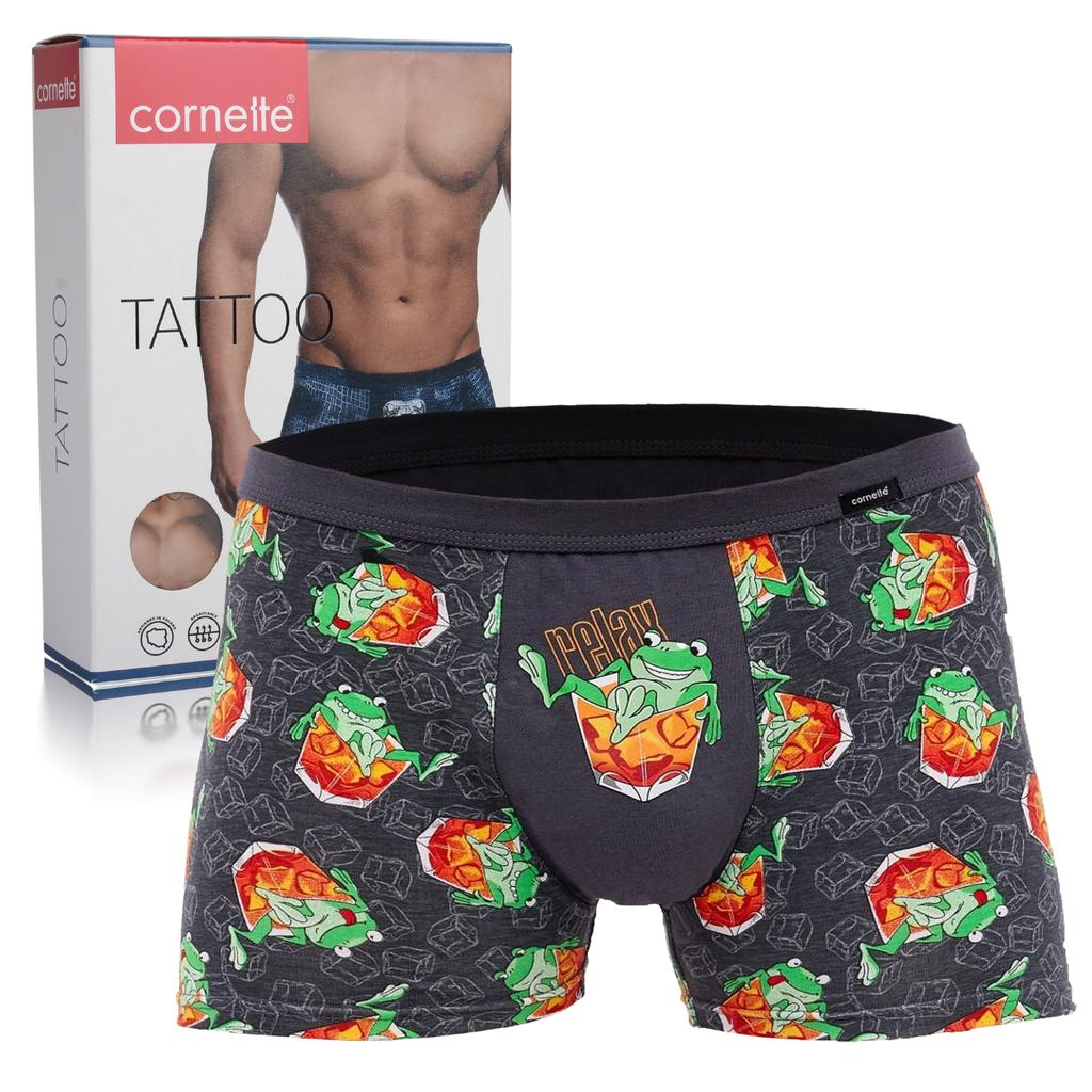 Cornette Pánské boxerky TATTOO 280/233 Bavlna RELAX