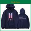 Kpop Bts Bangtan Boys Love Yourself Her Cotton Sweatshirt Hoodie With Casual And Sporty Style