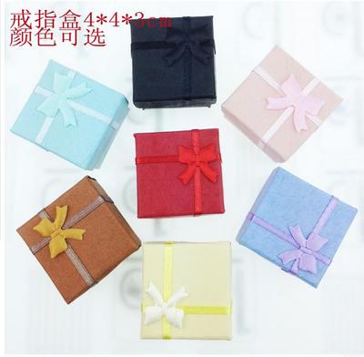 Korean Bow Exquisite Jewelry Box Earrings - Elegant Style