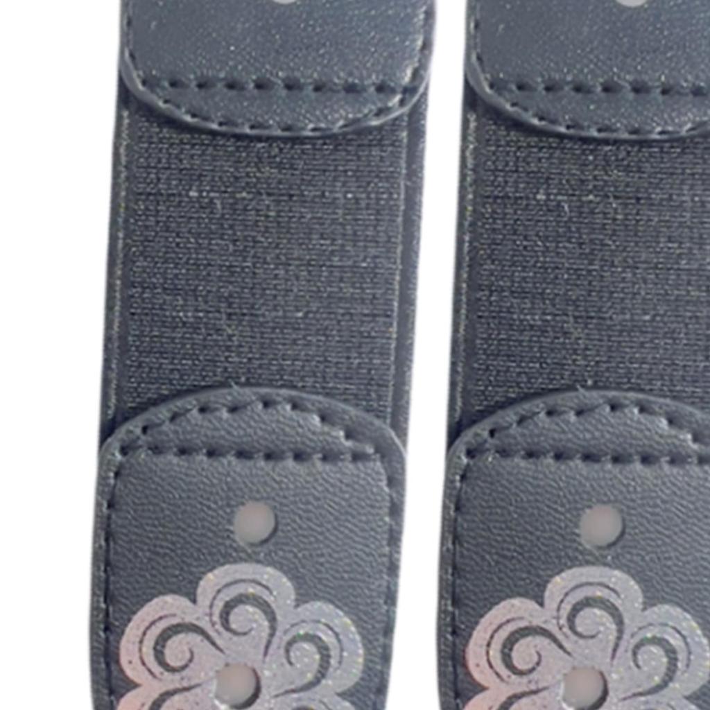 2x Figure Skating Lace Straps Versatile Cover Skating Boots Laces Protector for Training All Shoe Size Winter Practicing Dance