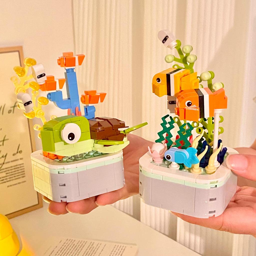 Ocean Insect & Animal Bonsai Building Blocks - Educational Toys & Gifts for Kids