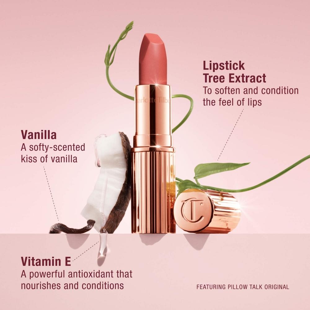 Charlotte Tilbury Matte Revolution Hydrating Lipstick 0,12 oz Secret Salma Tiefes Rosenpflaumenrot