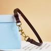 Ladies Adjustment Leather No Interlayer Thin Belt Dress Casual Dress Belt Simple Decorative Belt Women