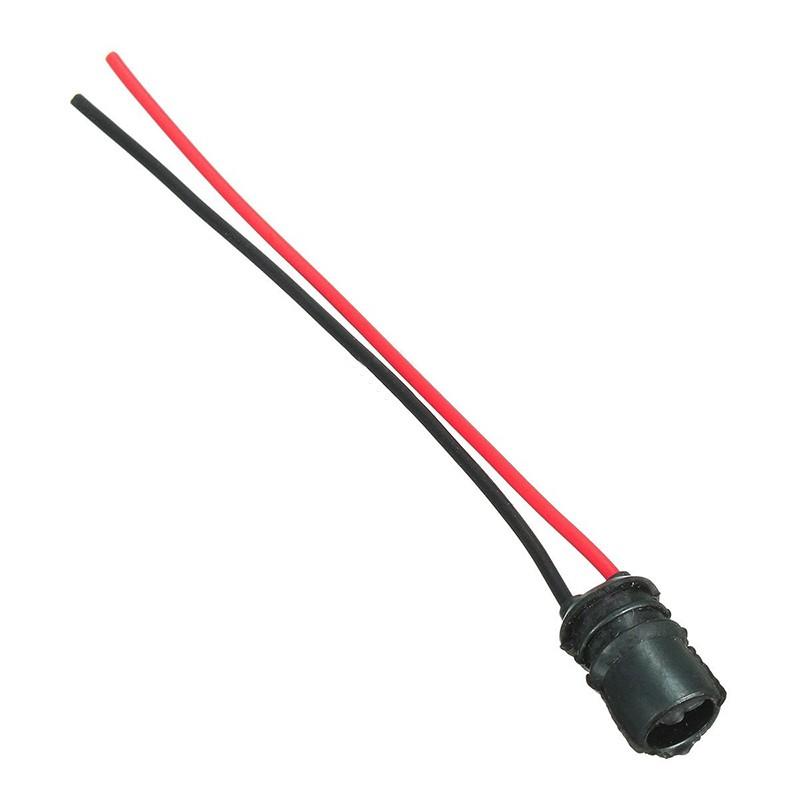 10pcs T10 Round Sockets Soft Rubber Car Auto Light Bulb Round Socket Lamp Holder
