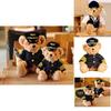 Cute Captain Teddy Bear Plush Toy For Kids And Aviation Enthusiasts