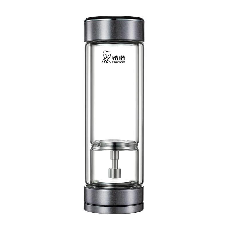 XINUO Double-Layer Magnetic Tea Infuser Glass Mug
