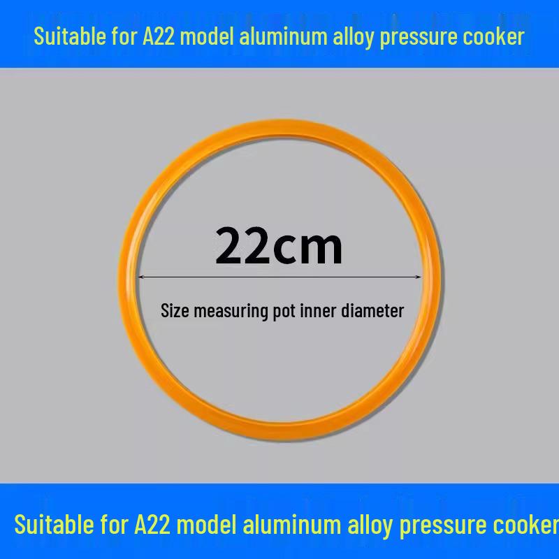 Universal Silicone Pressure Cooker Gasket, Old-fashioned Seal, 20/22/24/26cm Sizes.