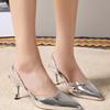 2026New Fashion Slip-on Women's High Heels Solid Office and Career Sexy Pointed Toe Heeled Sandals Women High Heel Pumps Zapatos