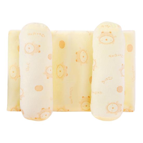 

Мягкие детские подушки Регулируемый детский подголовник Подушка для сна младенца для шеи жёлтый