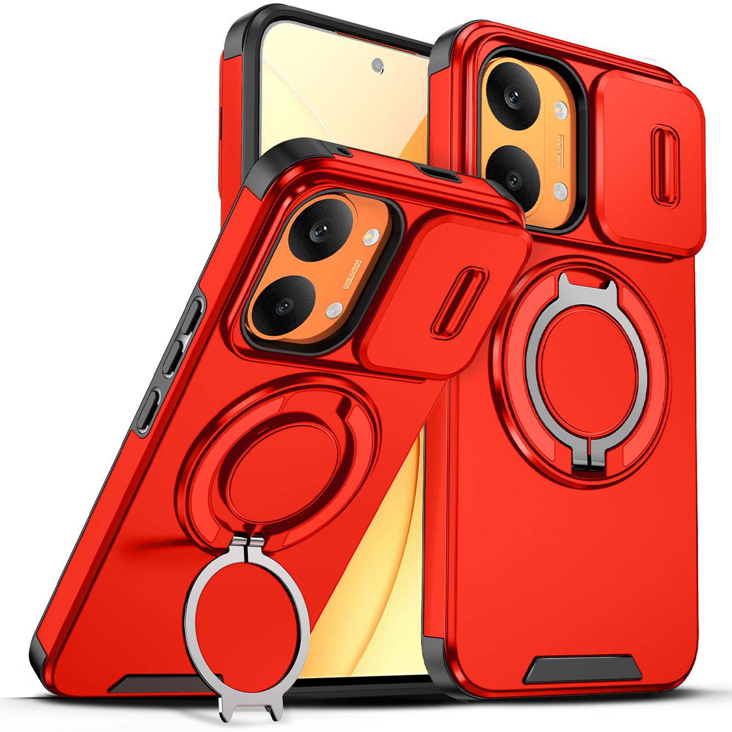 

Чехол для Xiaomi Poco X8 Pro Max Чехол Poco X8 Pro Max Бронированный Слайдер Защита объектива камеры Задняя крышка Магнитное кольцо-держатель Coque Poco X8 Pro Max