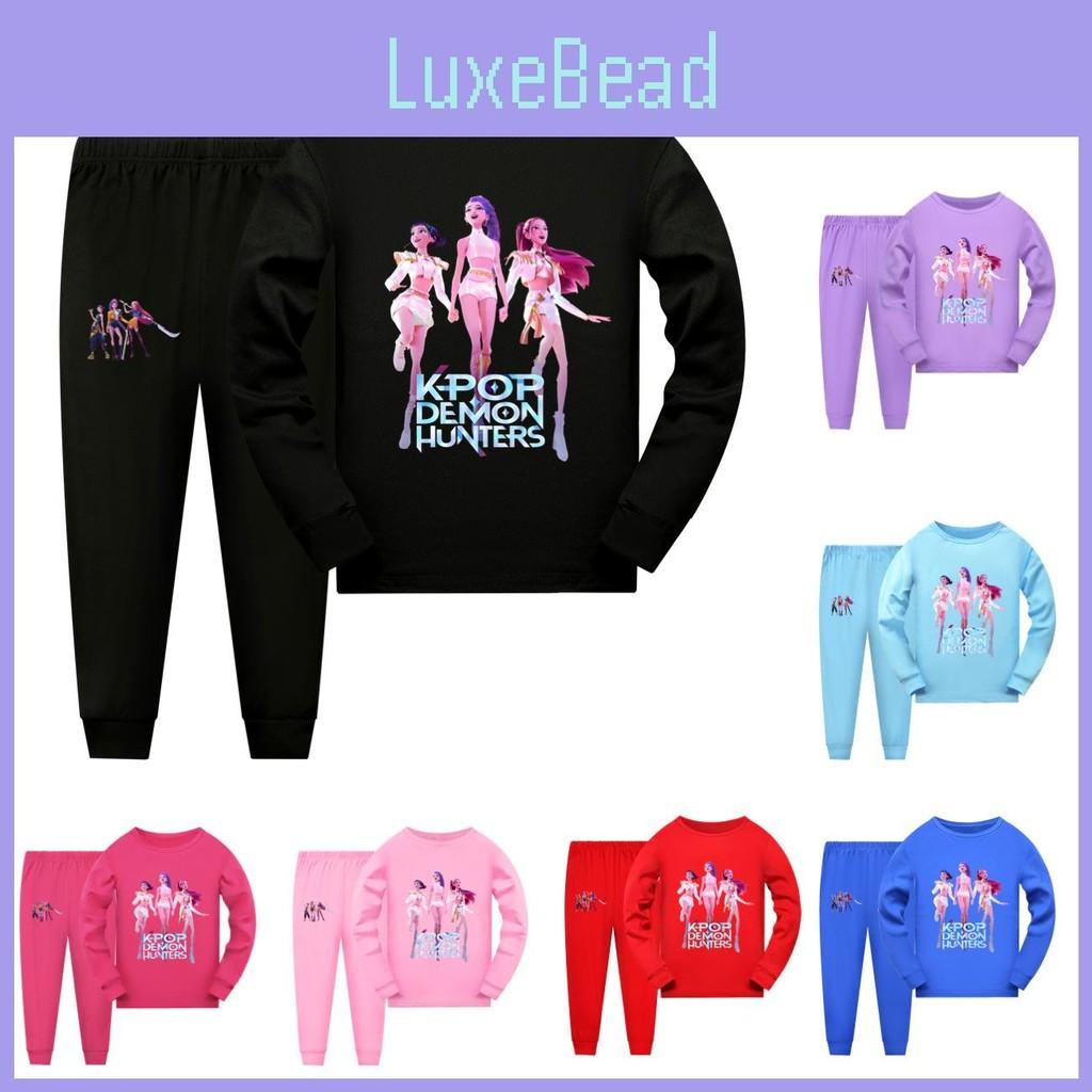 Kpop Demon Hunters Girl Short Sleeve Shorts Matching Pajamas Kids Sleepwear Teen