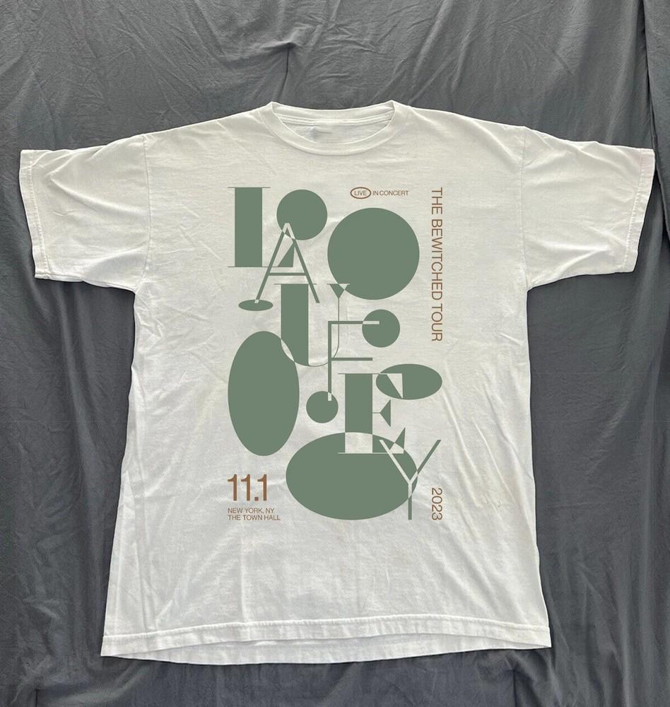 Laufey Bewitched Tour City White T-shirt size S-5XL PA020 Unisex T-Shirt S