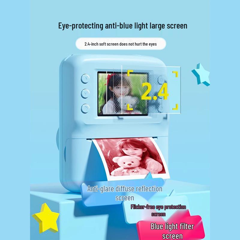 Polaroid Color 2025 Children's Camera: Capture Photos & Videos, Instant Photo Printing