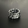 Anillo Abierto Ajustable Hombres Mujeres Vintage Armadura Arma Inspirado Geométrico Chapado Dedo
