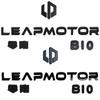 Per 2025 Leapmotor B10/C10/C01/C16 Emblemi Frontali Posteriori in Metallo Annerito Copertura Logo Universale per Veicolo Upgrade Sportivo Non Distruttivo
