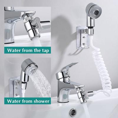 ABS Copper Hand Shower Faucet Nozzle Bathroom Quick Connect Hose Sprayer Set