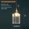 Japanese Retro Three-Head Glass Pendant Light for Restaurant, Cafe, Bar, or Home Entrance