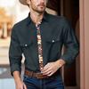 Men'S Fashionable Lapel And Shoulder Length Short Sleeved Casual Top