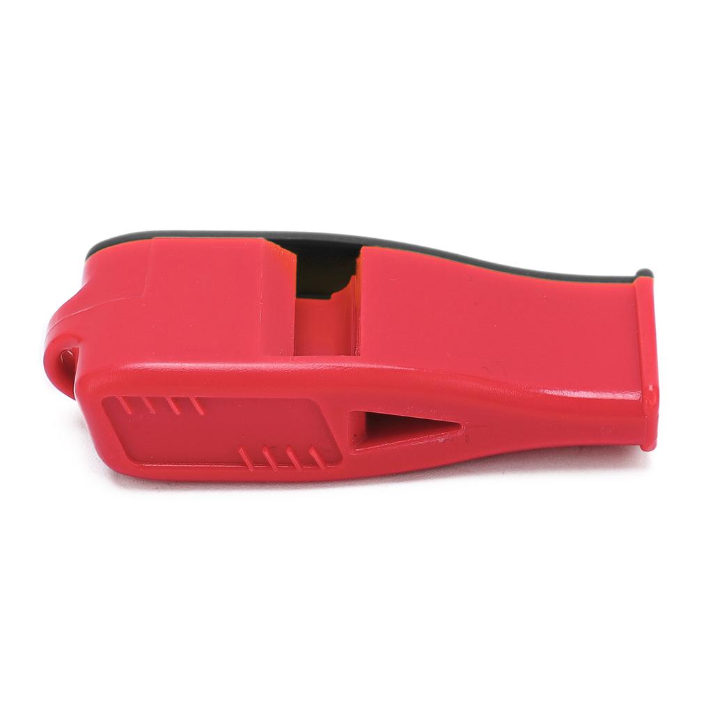 Mortun Professionelle Schiedsrichterpfeife ABS-Harz Basketball Fußball Volleyballpfeife Rot Schwarz