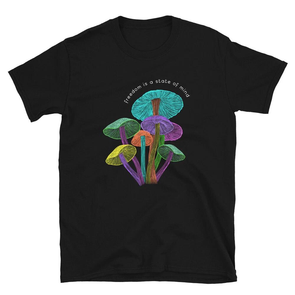 Fungi Mashroom Shrooms T-Shirt S