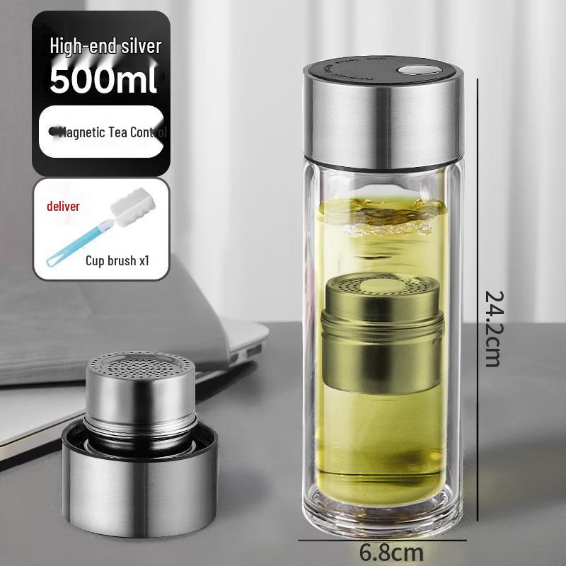 Morona Magnetic Tea Infuser Glass Cup