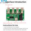 DC 5V USB 2.0 Hub PH2.0 Interface HUB Module Module One to Four Divider 1-to-4 Hub Module