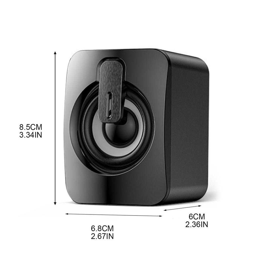 Mini Computer Speaker Stereo Sound Surround Loudspeaker USB Wired 3.5mm Speakers