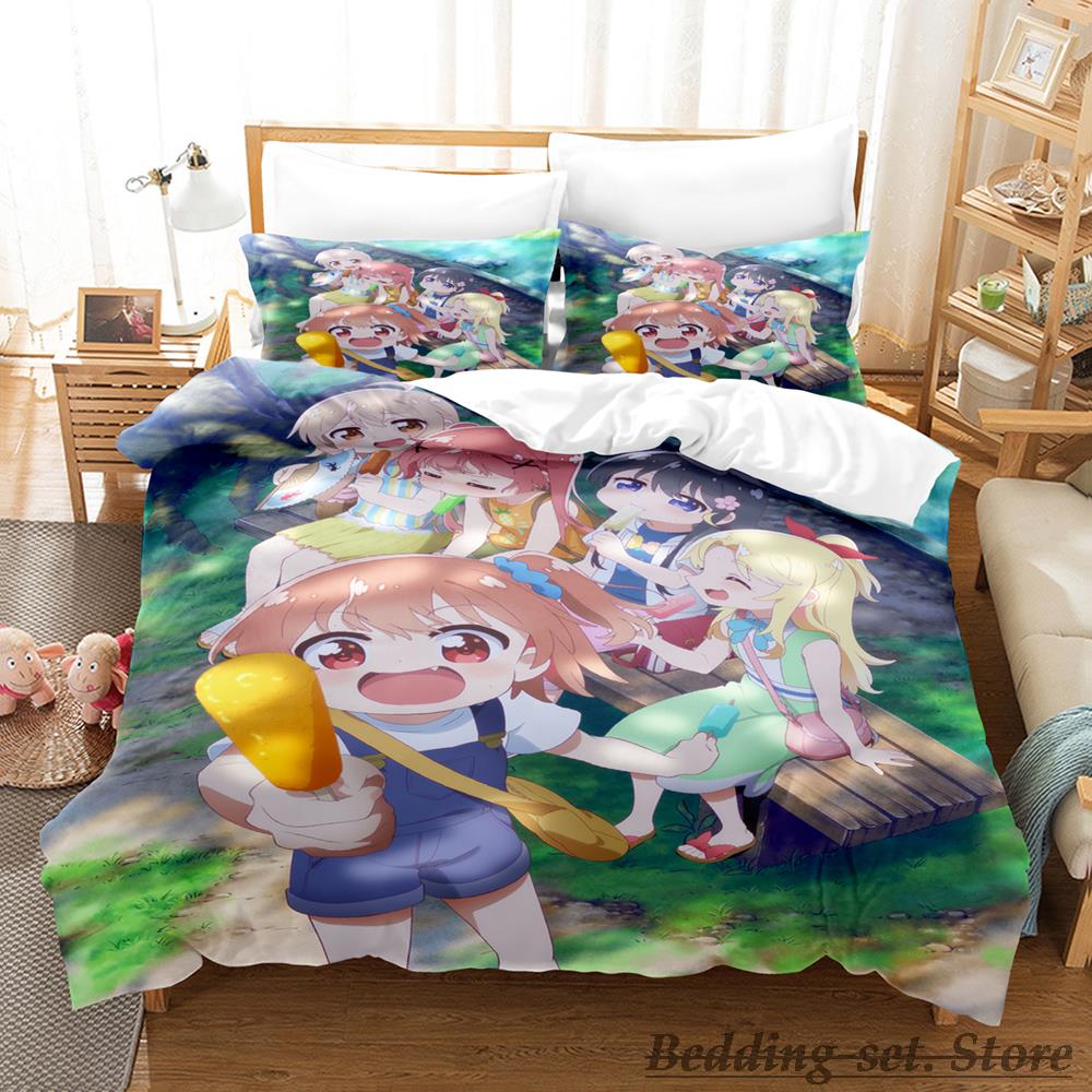 2023 Wataten! An Angel Flew Down To Me Bedding Set Single Twin Full Queen King Size Bed Set Adult Kid Bedroom Duvetcover Sets