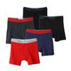 Hanes Kids Boxer Shorts Deodorizing Front Boxer Size 160 (5-pack) Antibacterial, Disinfectant, Clean, Effect, 100% Cotton, Opening, Briefs, HB6EV702J,