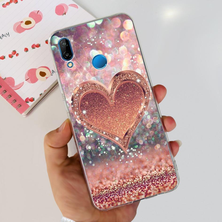 Case For Huawei P20 Lite Cover Cute Astronaut Cartoon Slim Clear Soft Silicone Back Phone Cover For Huawei P20Lite ANE-LX2 Funda