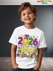 Kids Clothes Carnival Festival Funny 67 Meme Print Short Sleeve Tees Boys Girls Party T-Shirt Casual Cartoon Children Clothing