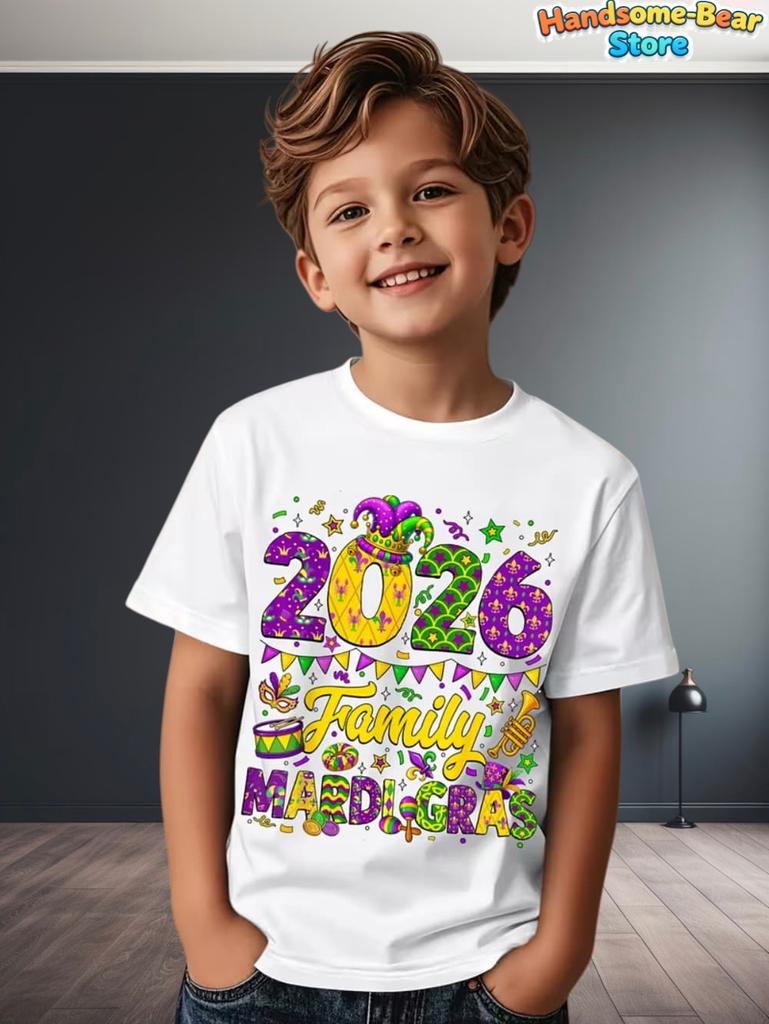 Kids Clothes Carnival Festival Funny 67 Meme Print Short Sleeve Tees Boys Girls Party T-Shirt Casual Cartoon Children Clothing