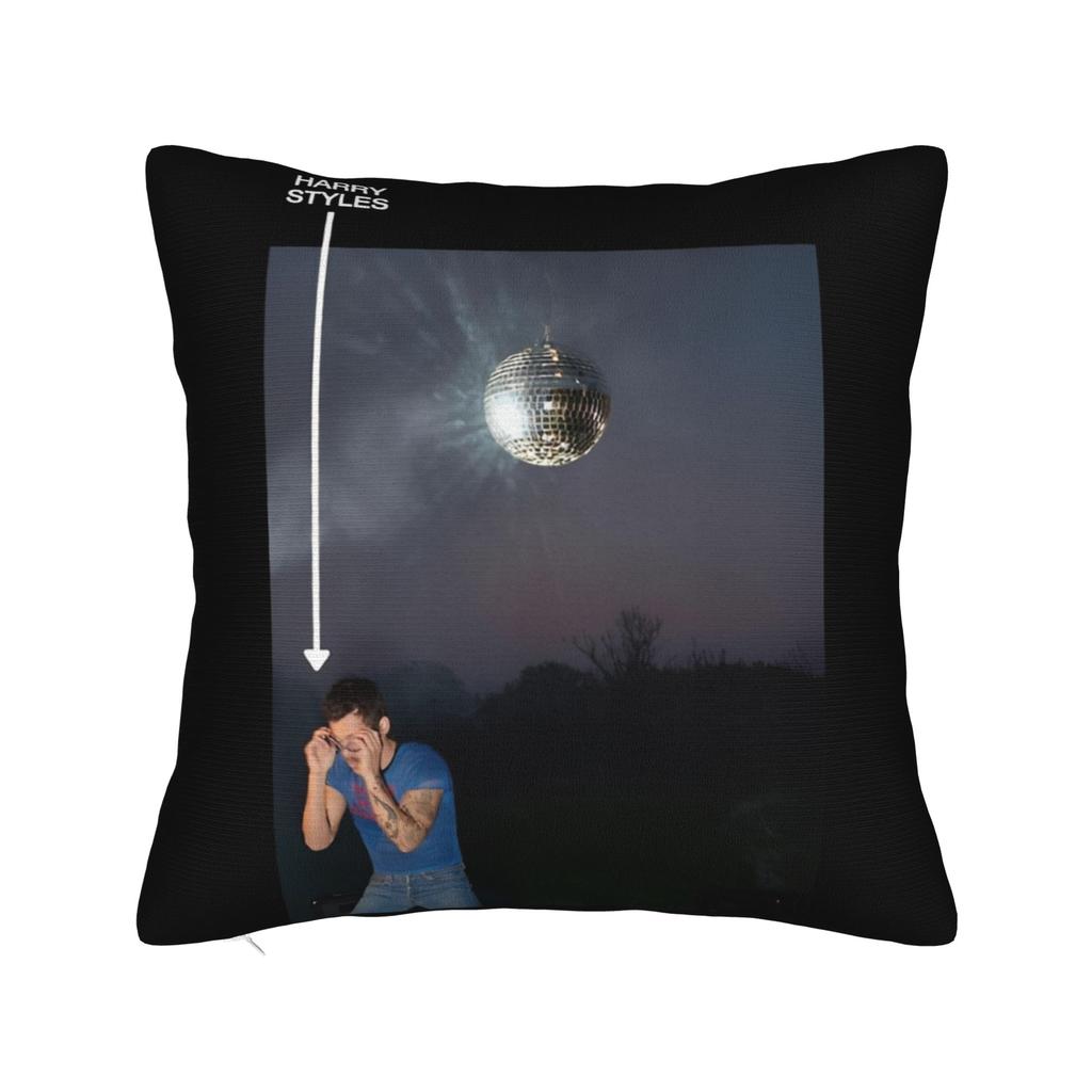 Harrys Styles Kiss All the Time Disco Occasionally Pillowcase Soft Cushion Cover Decorations Aperture Throw Pillow Case Cover