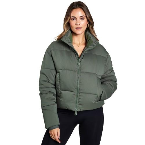 Girlfriend Collective Womens/Ladies Cropped Puffer Jacket S