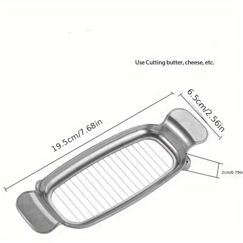 Stainless Steel Cheese Slicer Convenient and Fast Thickness Butter Cutter Foie Gras Buttery Cheese Ham Divider Tools