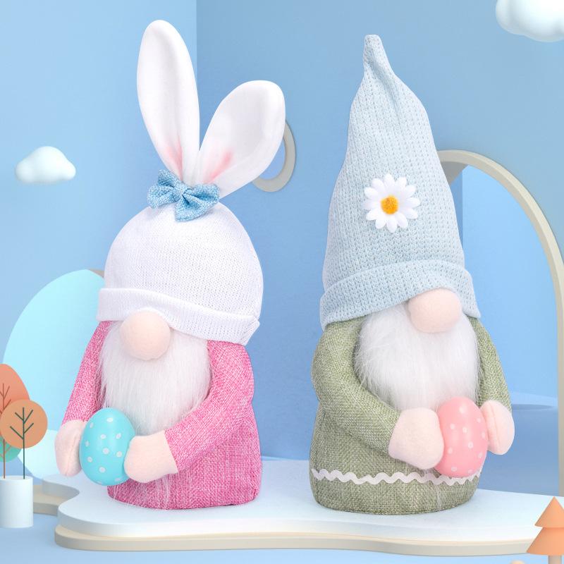 

Easter Rabbit Ears Dwarf Doll Children s Rabbit Toy Faceless Dwarf Doll Home Decoration Easter Gifts Children s Gifts