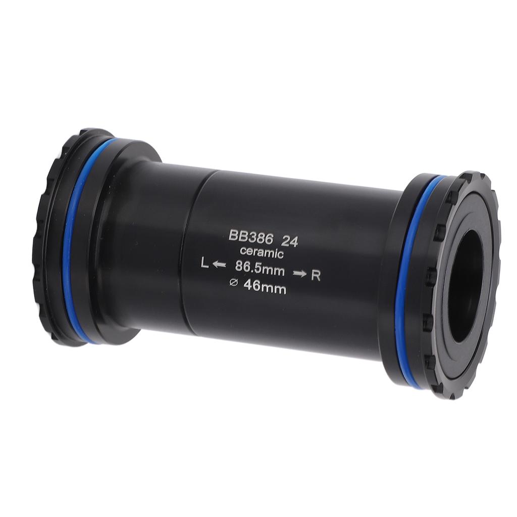 Bike Bottom Bracket Lightweight Aluminum Alloy Low Noise Ceramic Hollow Bottom Bracket with Wrench