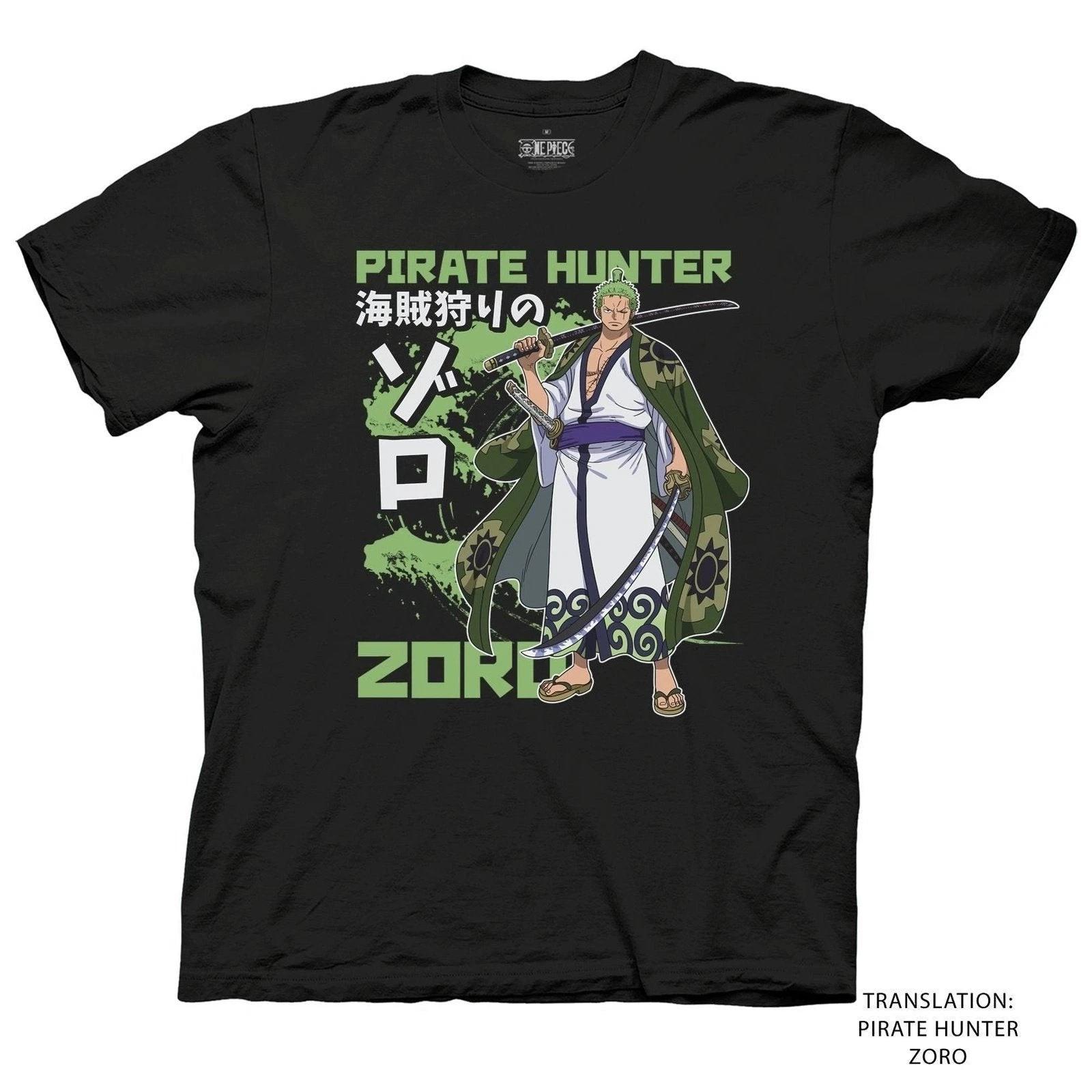 One Piece Zoro Pirate Hunter Kanji Officially Licensed  Children s T-shirt 110