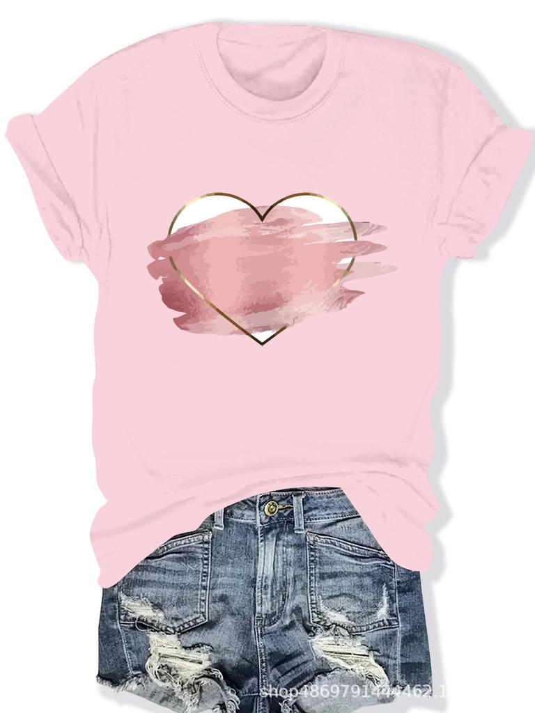 Women's Fashion Round Neck T-Shirt