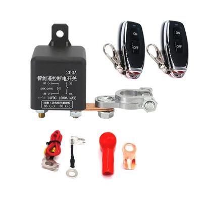 Universal Battery Switch Relay Integrated Wireless Remote Control Disconnect Cut Off Isolator Master Switches 12V 200A