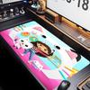 Gabby's Dollhouse Theme Premium Non-slip Mouse Pad with Stitched Edges,Durable Rubber Material,for Desktop & Gaming Great Gifts