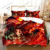 Ghost Killing Blade Bedding Set Single Twin Full Queen King Size Bed Set Aldult Kid Bedroom Duvetcover Sets Bed Sheet Set