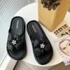 Women's Mid-Heel Floral Summer Sandals - New 2025 Style, Outdoor Casual, Thick Sole, Non-Slip