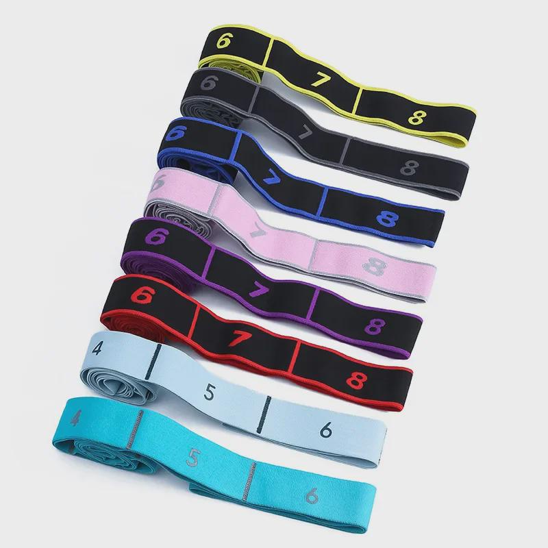Yoga Elastic Band for Dance & Exercise - Multi-Section Stretch Band